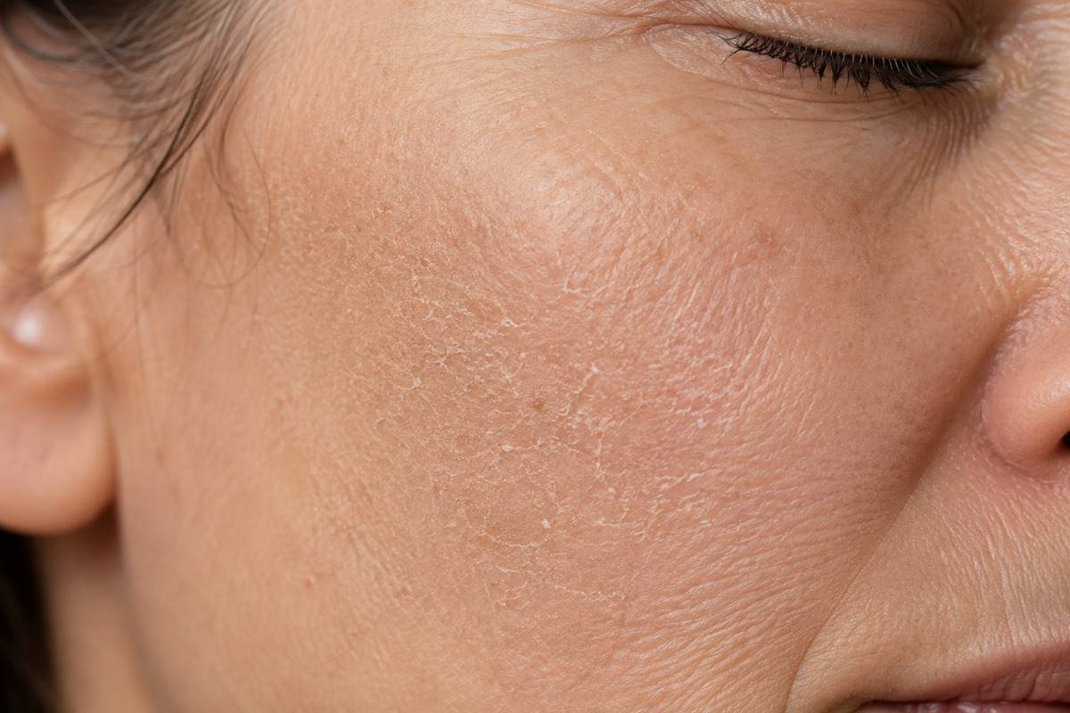 peau très sèche et mature après 50 ans